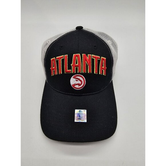 Atlanta Hawks Hat One Size Item of the Game Black Mesh Cap NBA Basketball ATL - Picture 1 of 10